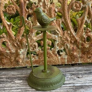 Vintage Cast Iron Twine Holder for Garden or Decor